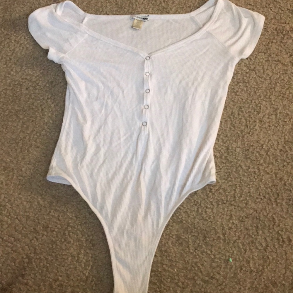 Off the shoulder body suit